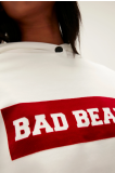 Bad Bear Kadın Flog Hoodıe Sweatshirt - Beyaz