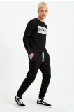 The Crow Erkek Pinn Sweatshirt - Siyah