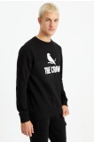 The Crow Erkek Zoom Sweatshirt - Siyah