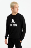 The Crow Erkek Zoom Sweatshirt - Siyah