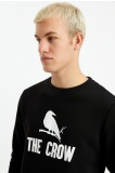 The Crow Erkek Zoom Sweatshirt - Siyah