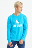 The Crow Erkek Zoom SweatShirt - Mavi