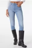 Wrangler High Rise Skinny Fit Denim Esnek Yüksek Bel Jean- Açık Mavi