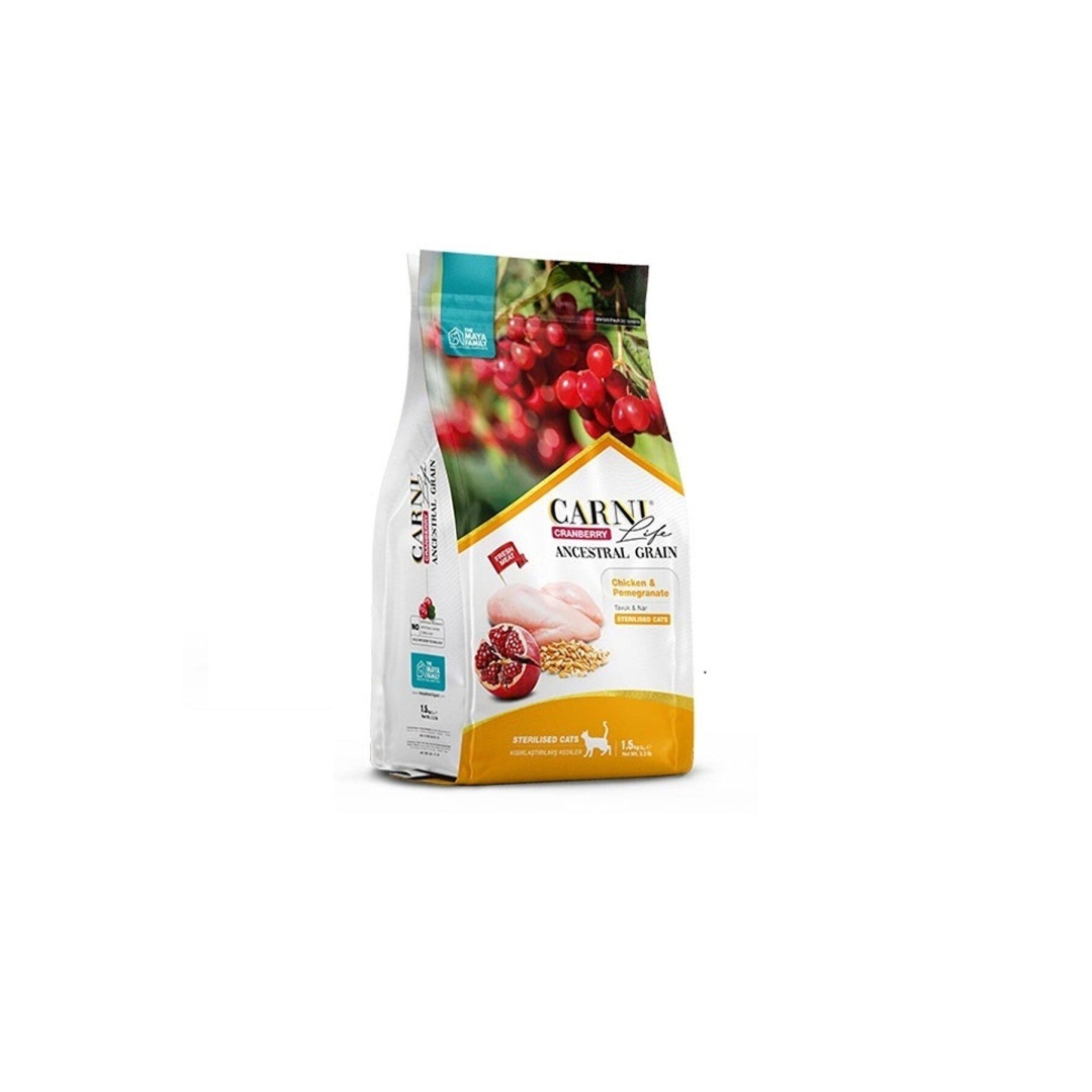 Carni Life Tavuklu Narlı Kısırlaştırılmış Kedi Maması 5 Kg