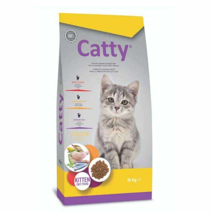 Catty Kitten tavuklu yavru kedi maması 15kg