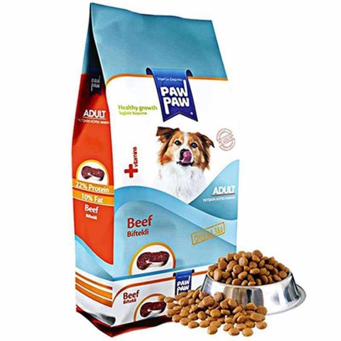 Paw Paw Biftekli Yetişkin Köpek Maması 3 Kg