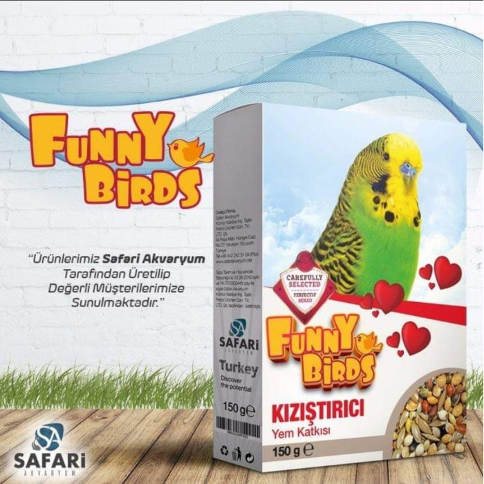 Funny Birds Kızıştırıcı 150g 10lu