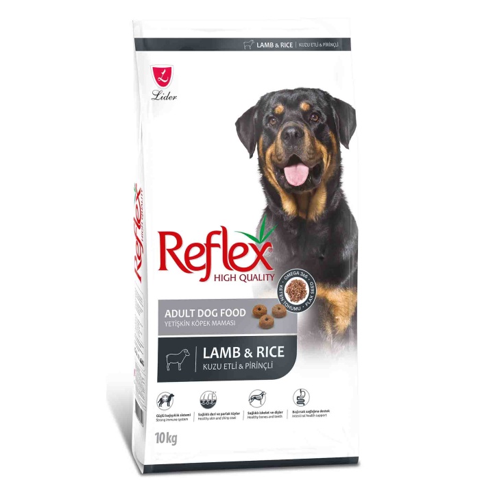 Reflex Kuzu Etli & Pirinçli Yetişkin Köpek Maması 10kg