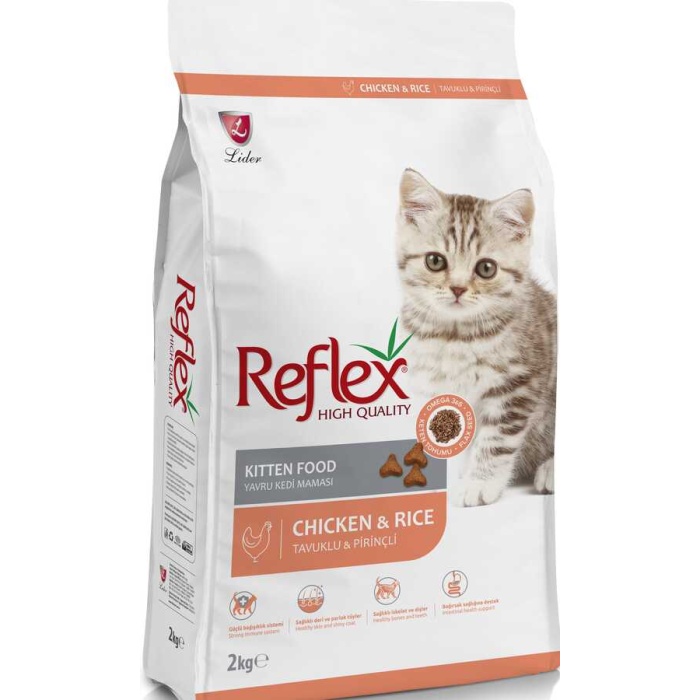 Reflex Kitten Tavuklu 2 kg Yavru Kuru Kedi Maması