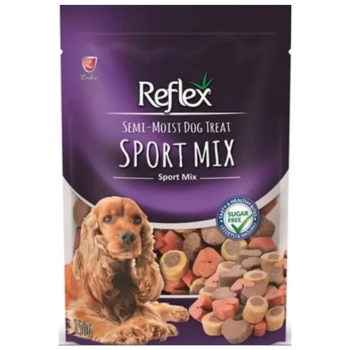 REFLEX SEMI-MOIST ÖDÜL MAMASI KUZU&PİRİNÇ SPORT MIX 150gr 10lu