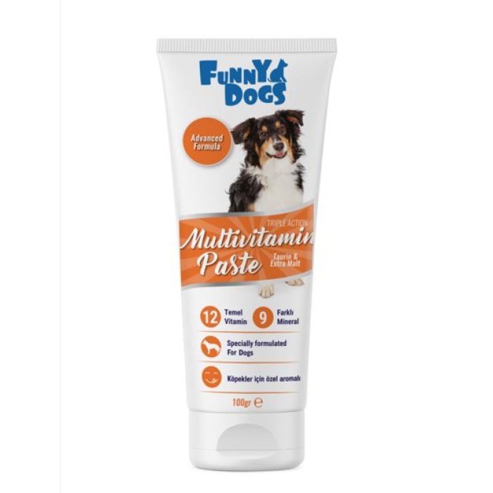 Funny dogs multivitamin paste (100 gr X 12 )