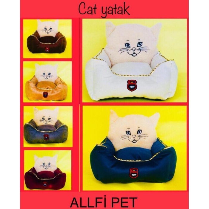 ALLFI PET KEDİ YATAK 50X40 CM