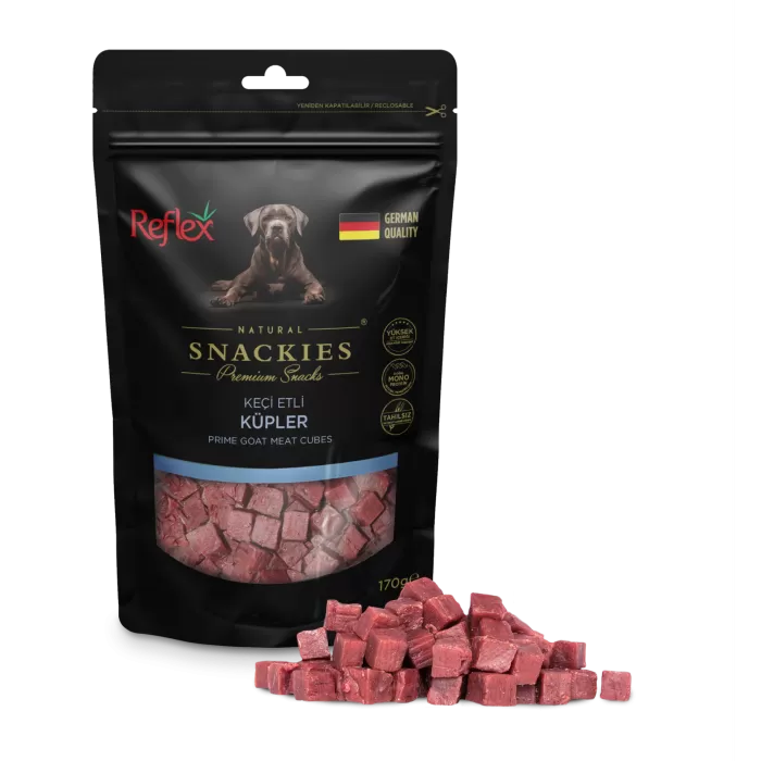 REFLEX SNACKIES KEÇİ ETLİ KÜPLER 170 G X 16 ADET