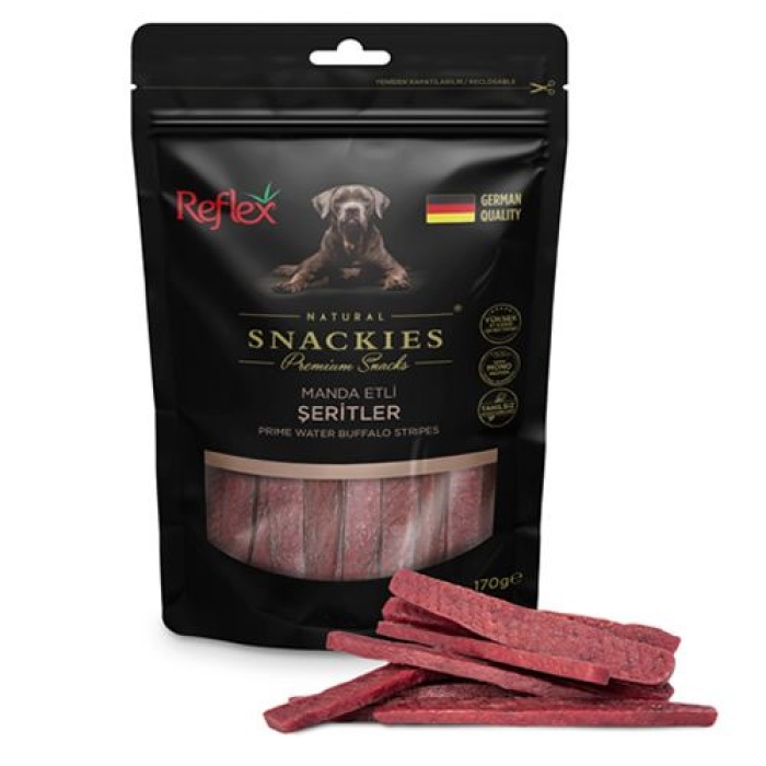 REFLEX SNACKIES MANDA ETLİ ŞERİTLER 170 G X 16 ADET