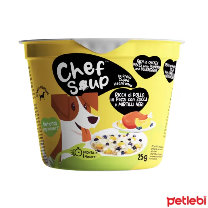 CHEF SOUP TAVUK, YABAN MERSİNİ VE BAL KABAKLI HAZIR ÇORBA 25 G X 24 ADET