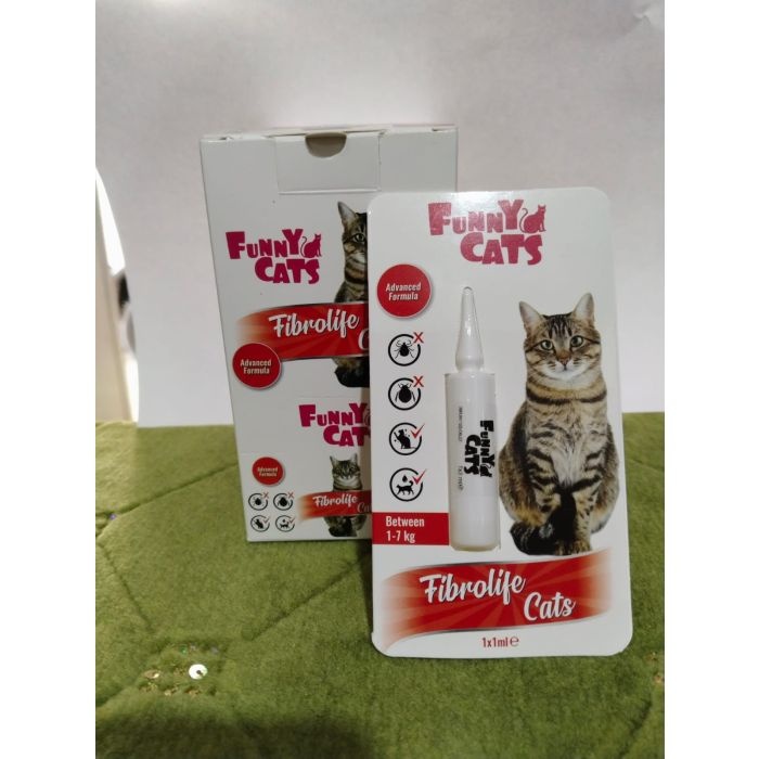 FUNNY CATS DIŞ PARAZİT ENSE  DAMLASI 12li