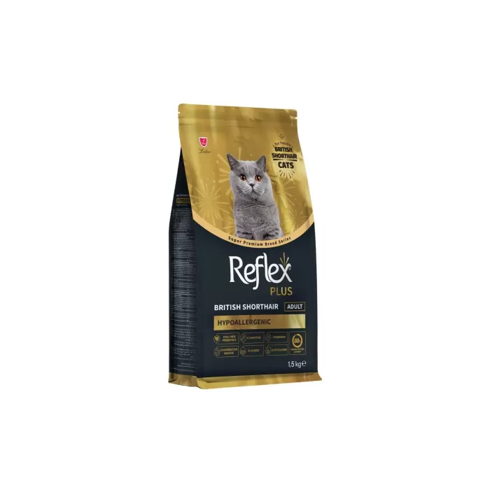 REFLEX PLUS BRİTİSH SHORTHAİR YETİŞKİN KEDİ MAMASI 1.5 KG