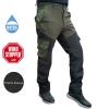 PNT-613 Softshell Pantolon Yeşil-Siyah 48