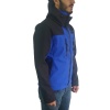 Softshell Kapşonlu Mont Mavi-Siyah S