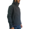 Softshell Kapşonlu Ceket Gri M