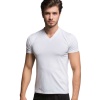 Microfiber T-Shirt - V Yaka - Thermoform - Beyaz