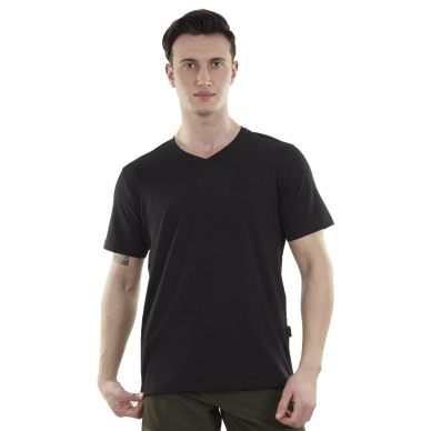 Alpinist Vortex Erkek T-Shirt Siyah