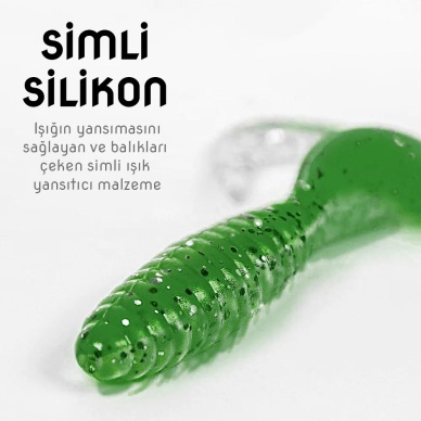 Savage Yumy 6 cm Yeşil Silikon Kurt (18065-SM024-02)