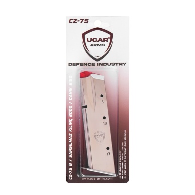 Uçar Arms CZ-75 Krom Tabanca Şarjörü (CZ-75B / KILINÇ 2000 / CANİK S120)