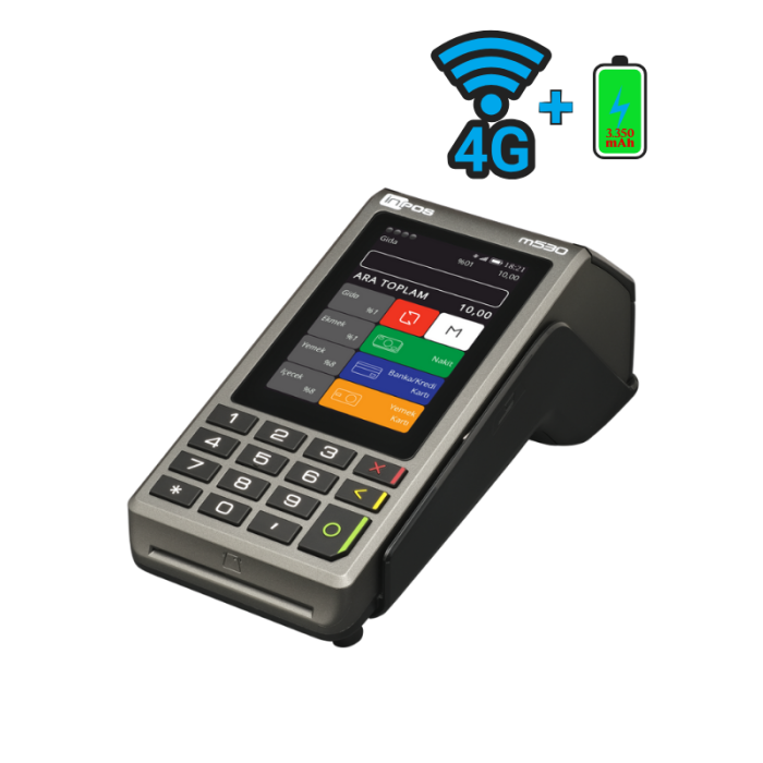 inpos m 530 yazarkasa pos  ( 4G )