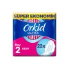 Orkid Ultra Ekstra Süper Ekonomik Hijyenik Ped Uzun 22li