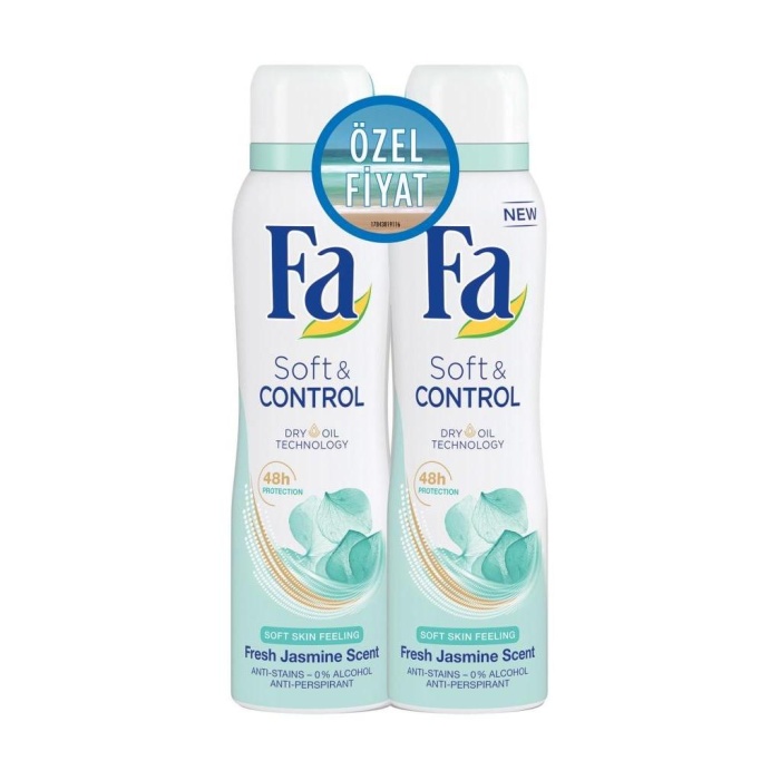 Fa Soft&Control Kadın Sprey Deodorant 150 ML x 2