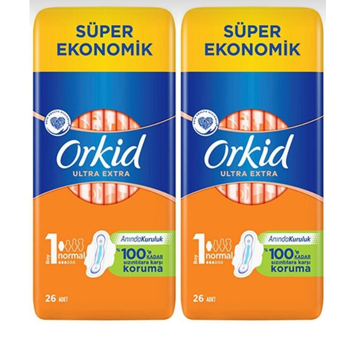 Orkid Ultra Extra Hijyenik Ped 2 x 26lı