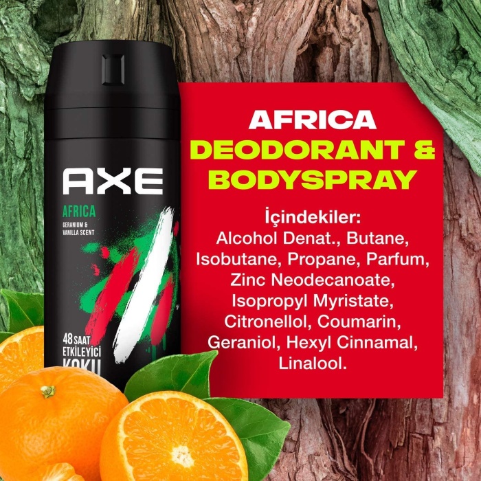 Axe Africa Erkek Sprey Deodorant 150 ML