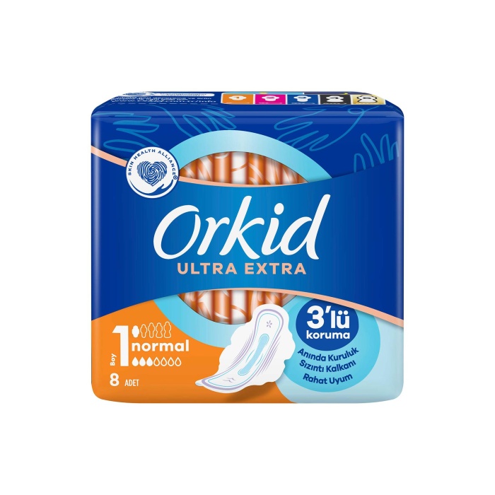 Orkid Ultra Extra Hijyenik Ped Normal 8li