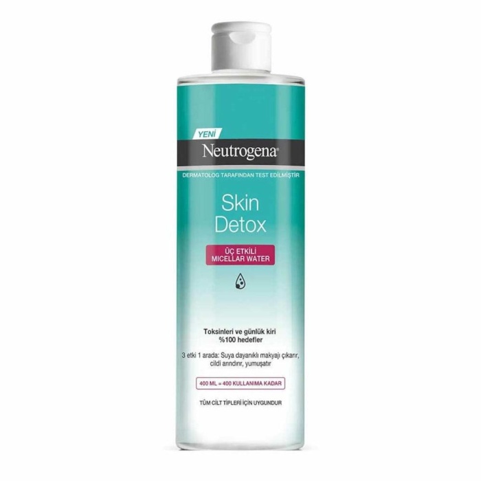 Neutrogena Skin Detox 3 Etkili Micellar Water Temizleme Suyu 400 ML