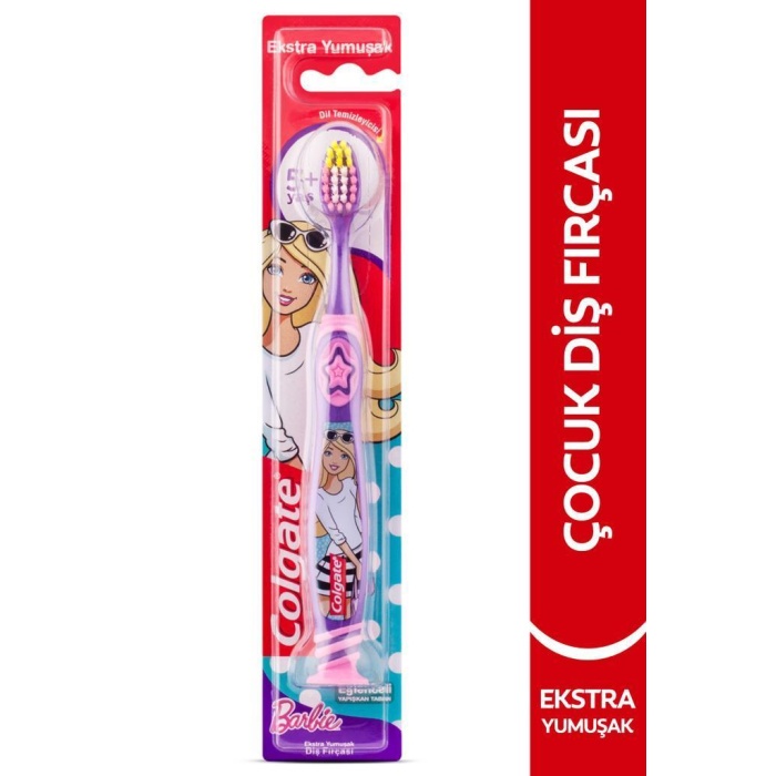 Colgate Barbie 5+ Yaş Çocuk Diş Fırçası Extra Soft