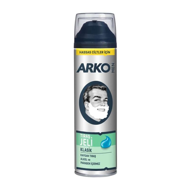 Arko Klasik Hassas Ciltler İçin Tıraş Jeli 200 ML