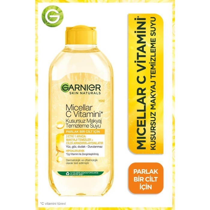 Garnier Micellar C Vitamini Makyaj Kusursuz Temizleme Suyu 400 ML