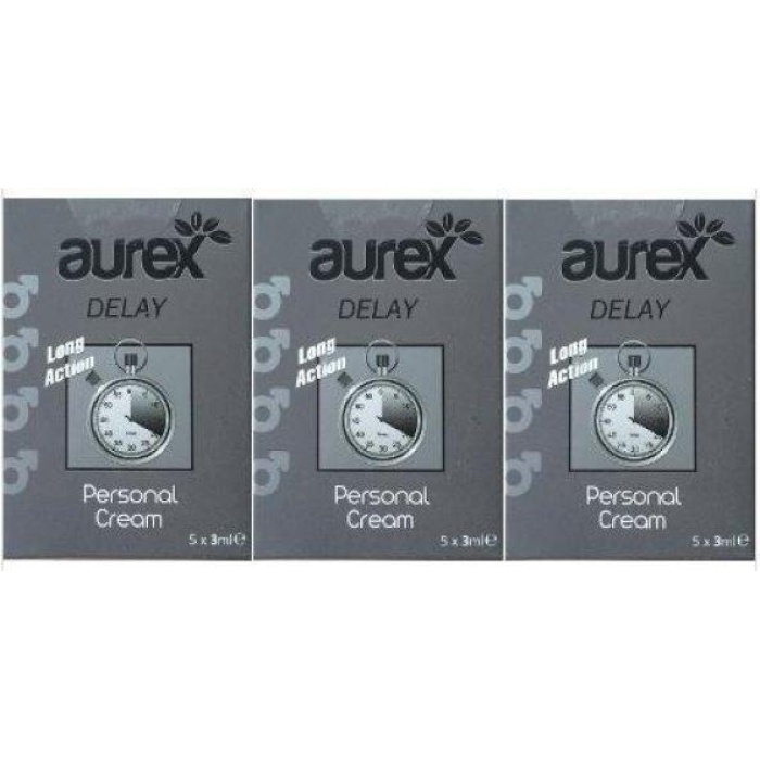 AUREX DELAY GECİKTRİCİ KREM 3 ADET