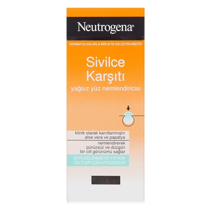 Neutrogena Sivilce Karşıtı Yağsız Yüz Nemlendiricisi 50 ML