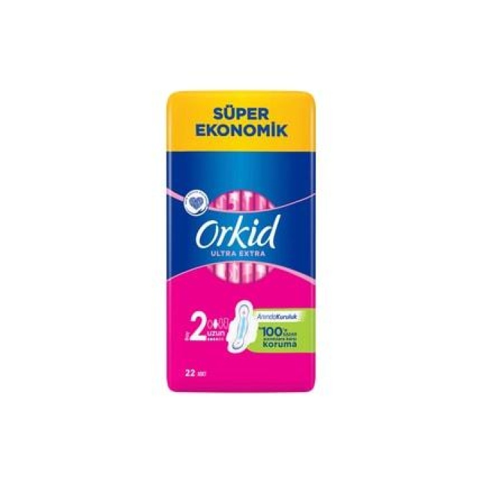 Orkid Ultra Ekstra Hijyenik Ped Uzun 22li