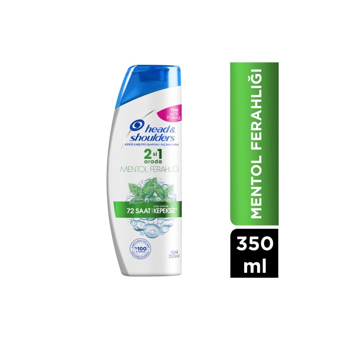 Head & Shoulders 2 in 1 Mentol Ferahlığı 72 Saat Kepeksiz Şampuan 350 ML