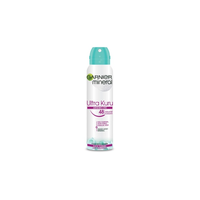 Garnier Mineral Deodorant Ultra Kuru Kadın Sprey Deodorant 150 ML