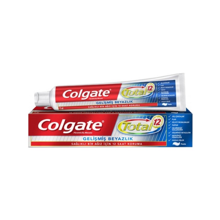 Colgate Total 12 Gelişmiş Beyazlık Diş Macunu 50 ml