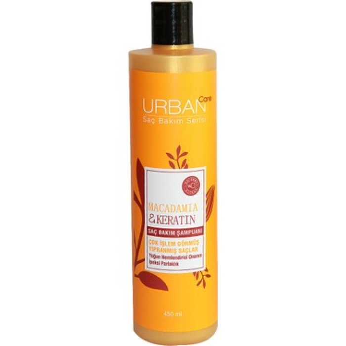 Urban Care Macadamia Keratin Saç Bakım Şampuanı Yıpranmış Saçlar 450 ml