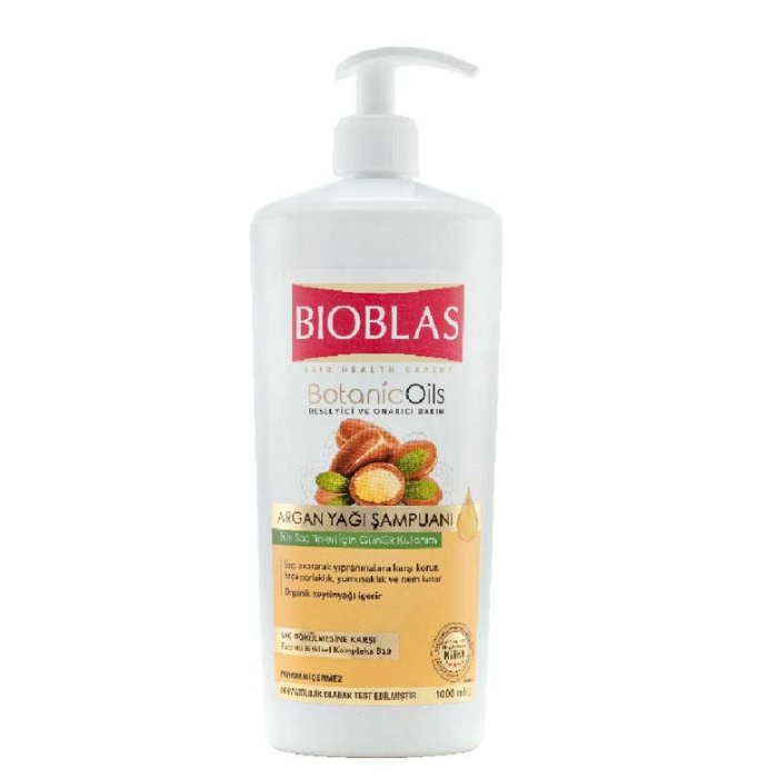 Bioblas Argan Yağı Özlü Saç Dökülmesine Karşı Etkili Şampuan 1 L