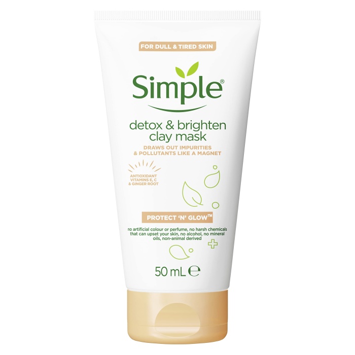 Simple Protect & Glow Detox Işıltı Veren Kil Maskesi 50 ML