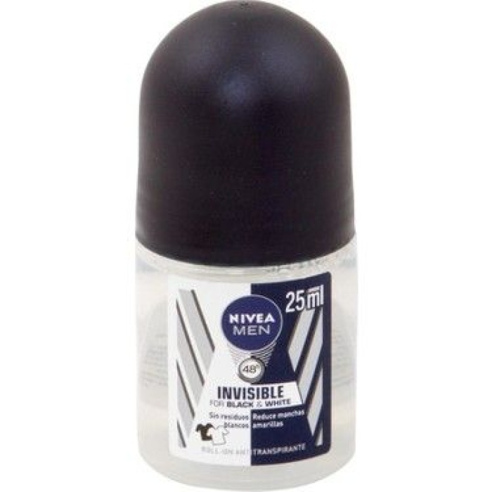 Nivea İnvisible Black&white Erkek Roll on 25 ML