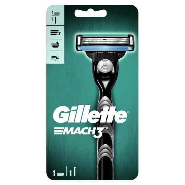 Gillette Mach3 Tıraş Makinesi Gövde + 1 Başlık