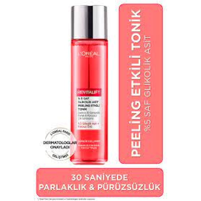 LOreal Paris Revitalift %5 Saf Glikolik Asit Peeling Etkili Tonik 180 ML